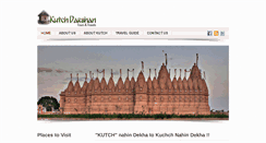 Desktop Screenshot of kutchtour.com