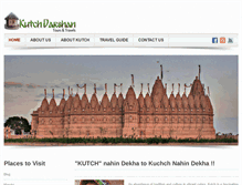 Tablet Screenshot of kutchtour.com